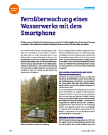 Fernüberwachung eines Wasserwerks mit dem Smartphone