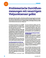 Problematische Durchflussmessungen mit neuartigem Vielpunktsensor gelöst