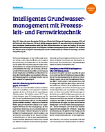 Intelligentes Grundwassermanagement mit Prozessleit- und Fernwirktechnik