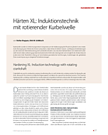 Härten XL: Induktionstechnik mit rotierender Kurbelwelle