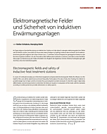 Elektromagnetische Felder und Sicherheit von induktiven Erwärmungsanlagen