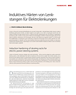Induktives Härten von Lenkstangen für Elektrolenkungen