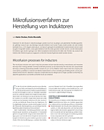 Mikrofusionsverfahren zur Herstellung von Induktoren