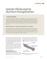 Hybrides Ofenkonzept für Aluminium-Strangpresslinien