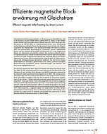 Effiziente magnetische Blockerwärmung mit Gleichstrom