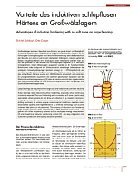 Vorteile des induktiven schlupflosen Härtens an Großwälzlagern