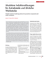 Modulare Induktionslösungen für Antriebsteile und ähnliche Werkstücke