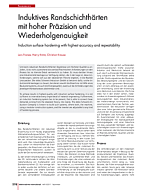 Induktives Randschichthärten mit hoher Präzision und Wiederholgenauigkeit
