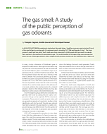 The gas smell: A study of the public perception of gas odorants