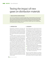 Testing the impact of new gases on distribution materials