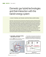 Domestic gas hybrid technologies and their interaction with the Danish energy system