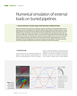 Numerical simulation of external loads on buried pipelines