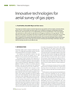 Innovative technologies for aerial survey of gas pipes