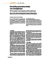 Durchflusscharakteristika von Stellglieden