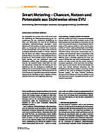 Smart Metering - Chancen, Nutzen und Potenziale aus Sichtweise eines EVU
