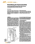 Entwicklung der Gasmesstechnik