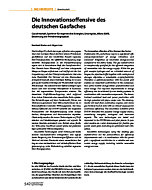 Die Innovationsoffensive des deutschen Gasfaches