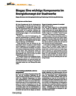 Biogas: Eine wichtige Komponente im Energiekonzept der Stadtwerke