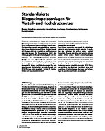 Standardisierte Biogaseinspeiseanlagen für Verteil- und Hochdrucknetze
