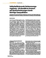 Selbstkalibrierende Verbrennungsregelung - die bewährte Antwort auf Herausforderungen durch künftige Gasqualitäten