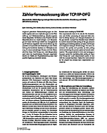 Zählerfernauslesung über TCP/IP-DFÜ