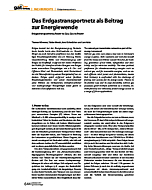 Das Erdgastransportnetz als Beitrag zur Energiewende