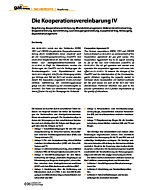 Die Kooperationsvereinbarung IV