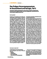 Das Erdgas-Versorgungssystem in Deutschland und Europa, Teil 2