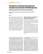 Stringentes Zeitreihenmanagement reduziert Ausmaß der Fehlallokationen