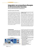 Integration von erneuerbaren Energien in die kommunalen Gasnetze