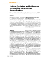 Projekte, Ergebnisse und Erfahrungen im Umfeld der luftgestützten Gasferndetektion