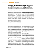 Einfluss von Wasserstoff auf die Hochdruckfehlerkurve von Erdgaszählern