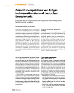 Zukunftsperspektiven von Erdgas im internationalen und deutschen Energiemarkt