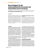 Neue Aufgaben für die Gasbeschaffenheitsmessung in der industriellen Gasverwendung
