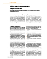 Widerstandsbeiwerte von Kegelhutsieben