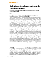 Kraft-Wärme-Kopplung und dezentrale Energieversorgung