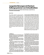 Langzeiterfahrungen mit Nachumhüllungssystemen von Schweißnähten