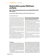 Markteinführung der PEM Brennstoffzelle