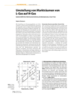 Umstellung von Markträumen von L-Gas auf H-Gas