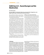 GABi Gas 2.0 – Auswirkungen auf die Marktrollen