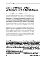 Das Snøhvit-Projekt ˗ Erdgasverflüssigung nördlich des Polarkreises