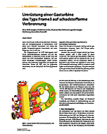 Umrüstung einer Gasturbine des Typs Frame3 auf schadstoffarme Verbrennung