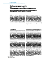 Risikomanagement in Trinkwasserverteilungssystemen