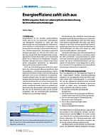 Energieeffizienz zahlt sich aus