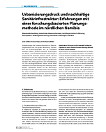 Urbanisierungsdruck und nachhaltige Sanitärinfrastruktur: Erfahrungen mit einer forschungsbasierten Planungsmethode im nördlichen Namibia