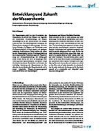 Entwicklung und Zukunft der Wasserchemie