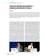 100 Jahre Belebungsverfahren – Jubiläumskonferenz in Essen