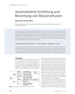 Automatisierte Ermittlung und Bewertung von Wasserverlusten