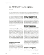 28. Karlsruher Flockungstage
