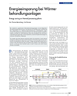Energieeinsparung bei Wärmebehandlungsanlagen